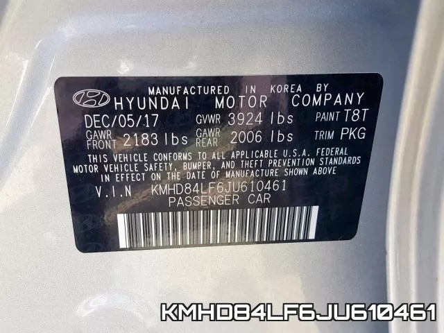KMHD84LF6JU610461 фото 2