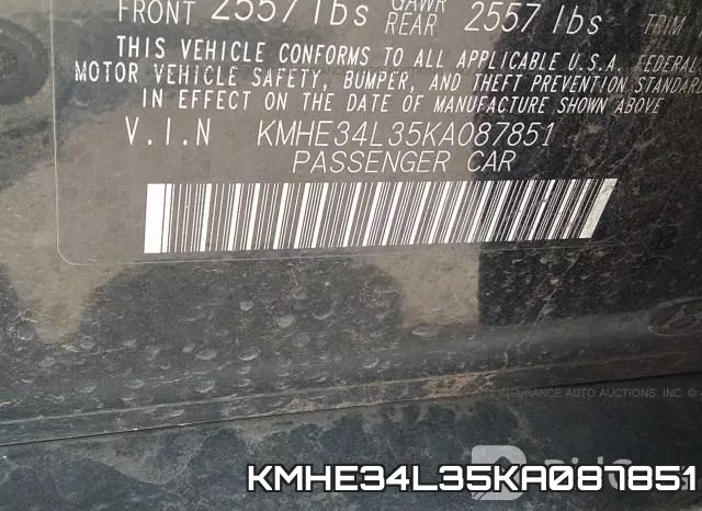 KMHE34L35KA087851 фото 10
