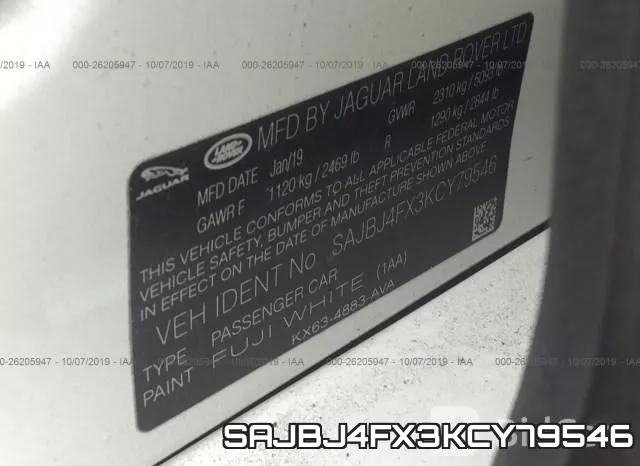 SAJBJ4FX3KCY79546 фото 10