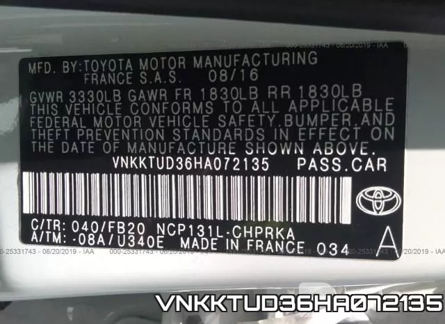 VNKKTUD36HA072135 фото 10