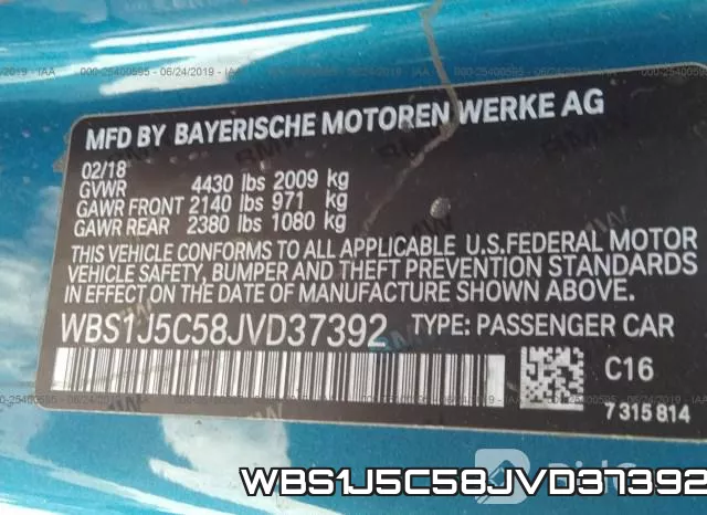 WBS1J5C58JVD37392 фото 10