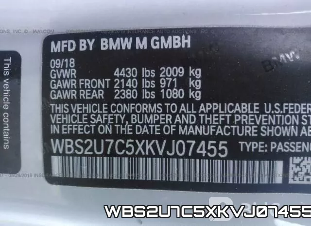 WBS2U7C5XKVJ07455 фото 10