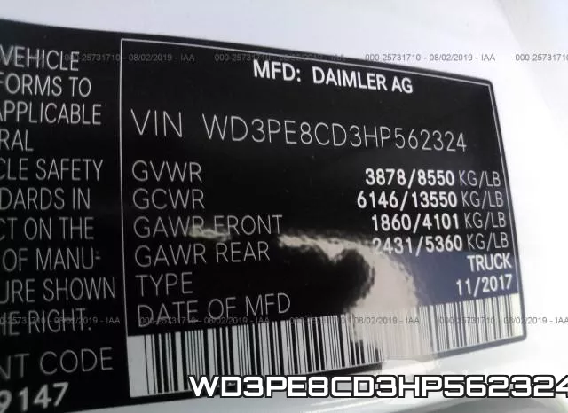 WD3PE8CD3HP562324 фото 10