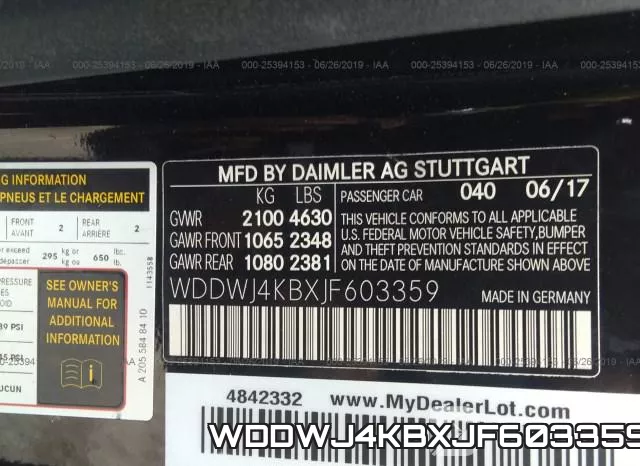 WDDWJ4KBXJF603359 фото 10