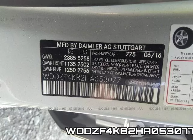 WDDZF4KB2HA053077 фото 10