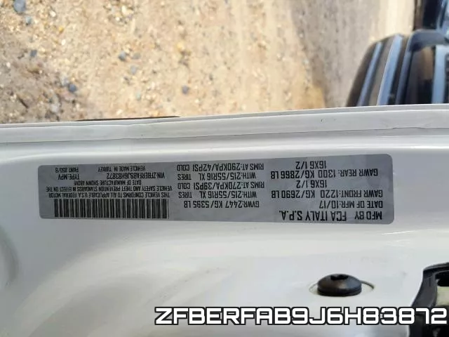 ZFBERFAB9J6H83872 фото 2