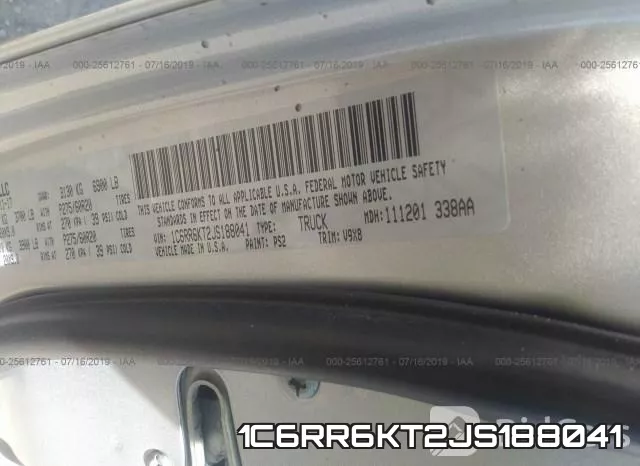 1C6RR6KT2JS188041 фото 10