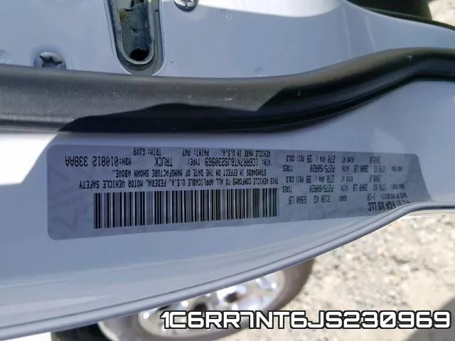 1C6RR7NT6JS230969 фото 2