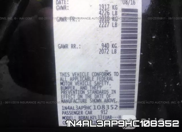1N4AL3AP9HC108352 фото 10
