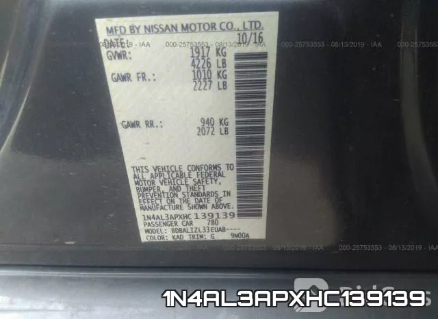 1N4AL3APXHC139139 фото 10