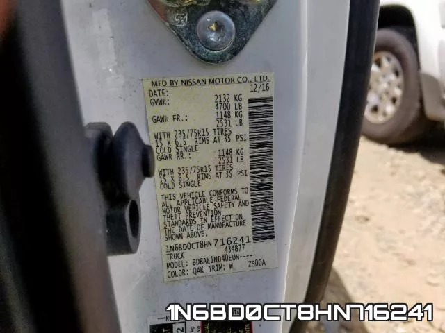 1N6BD0CT8HN716241 фото 2