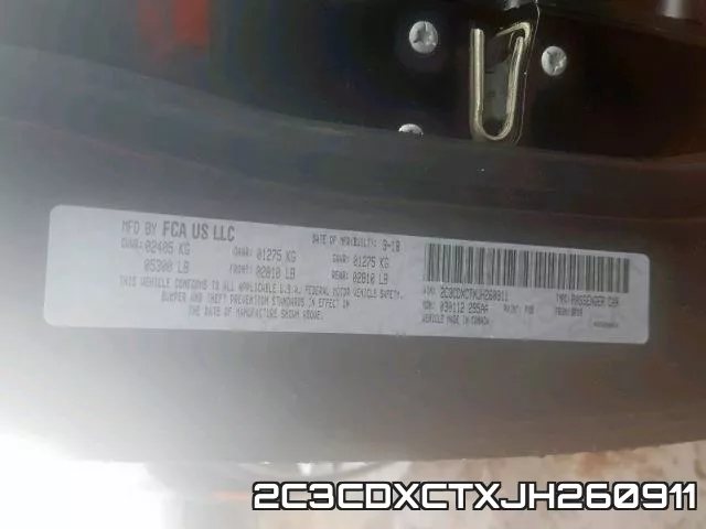 2C3CDXCTXJH260911 фото 2