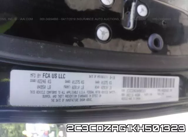 2C3CDZAG1KH501323 фото 10