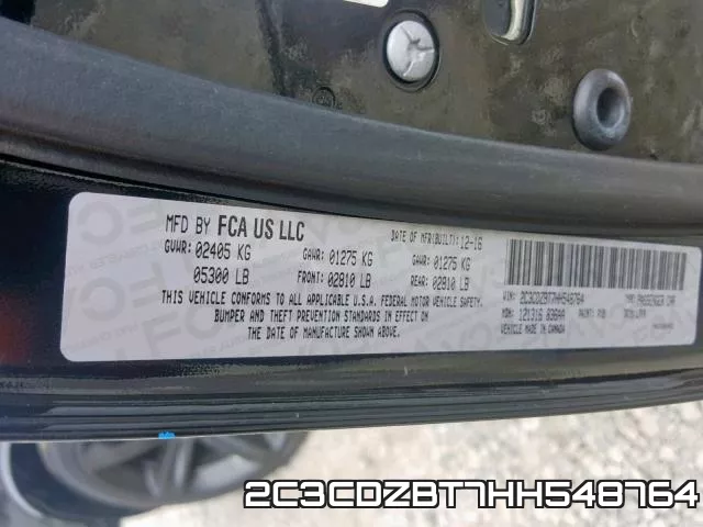 2C3CDZBT7HH548764 фото 2