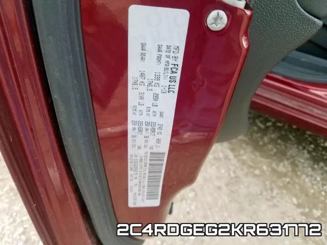 2C4RDGEG2KR631772 фото 2