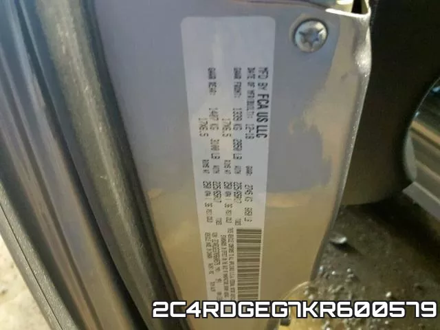 2C4RDGEG7KR600579 фото 2