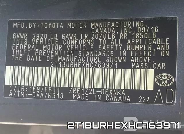 2T1BURHEXHC763971 фото 10