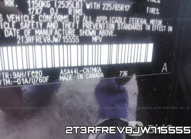2T3RFREV8JW715555 фото 10