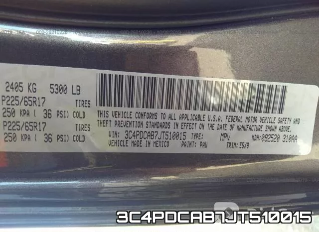 3C4PDCAB7JT510015 фото 10