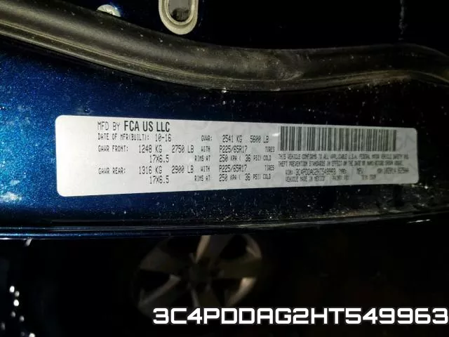 3C4PDDAG2HT549963 фото 2