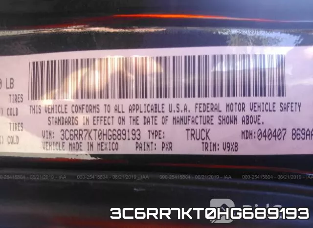 3C6RR7KT0HG689193 фото 10