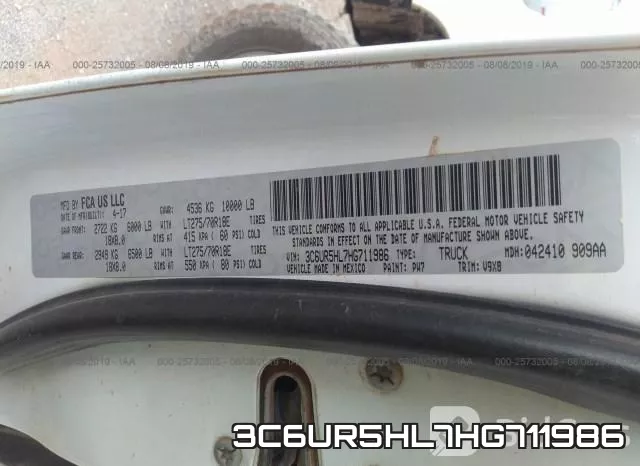 3C6UR5HL7HG711986 фото 10