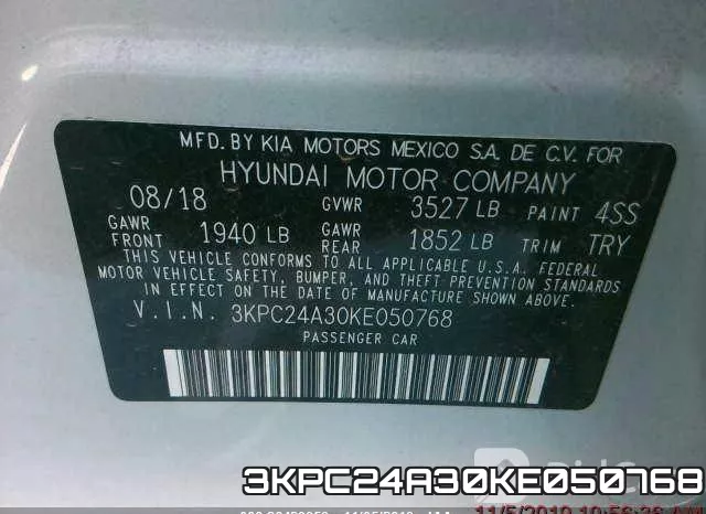 3KPC24A30KE050768 фото 10