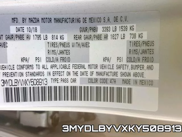 3MYDLBYVXKY508913 фото 2