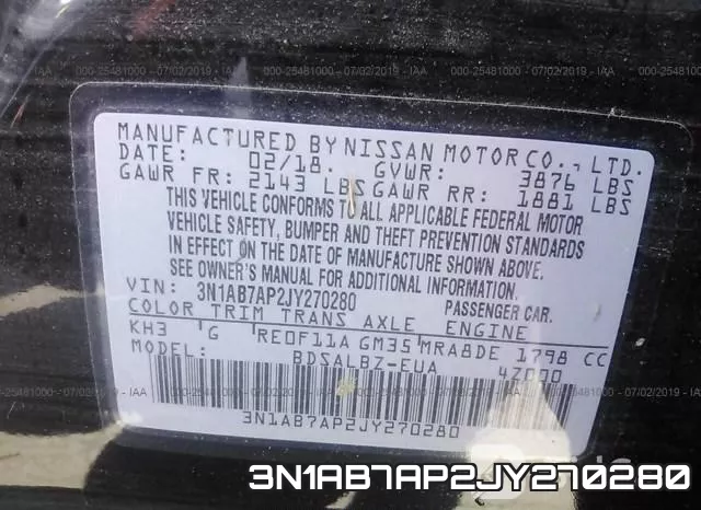 3N1AB7AP2JY270280 фото 10
