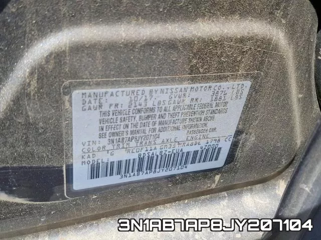 3N1AB7AP8JY207104 фото 2