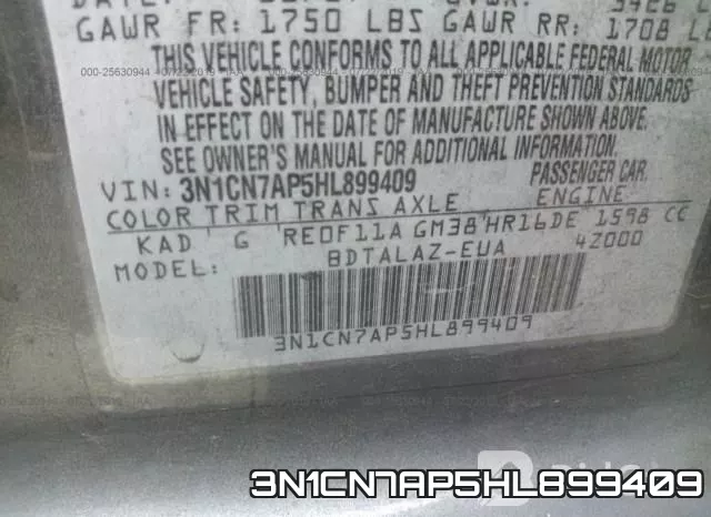 3N1CN7AP5HL899409 фото 10