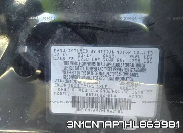 3N1CN7AP7HL863981 фото 10
