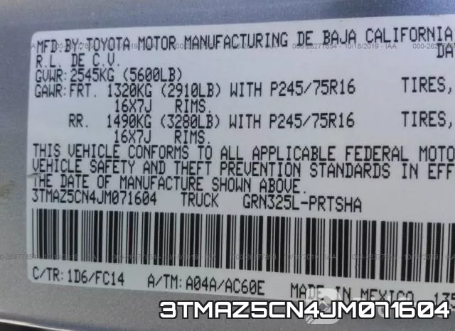 3TMAZ5CN4JM071604 фото 10