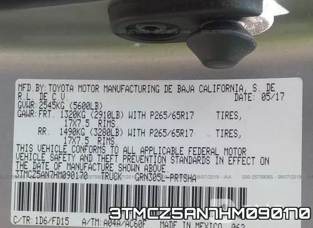 3TMCZ5AN7HM090170 фото 10