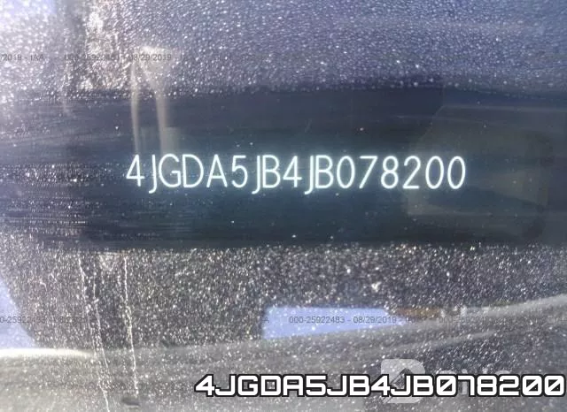 4JGDA5JB4JB078200 фото 10