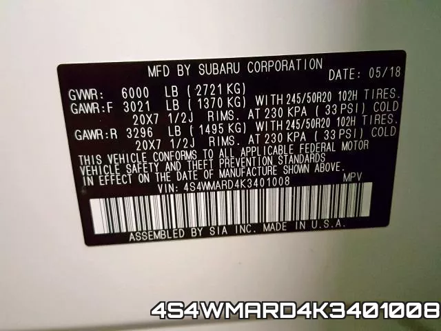 4S4WMARD4K3401008 фото 2