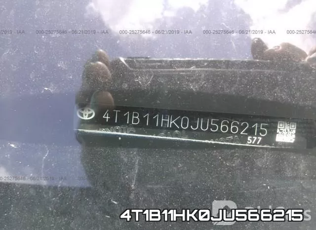 4T1B11HK0JU566215 фото 10