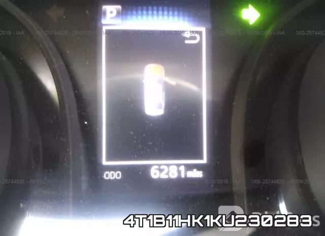 4T1B11HK1KU230283 фото 8