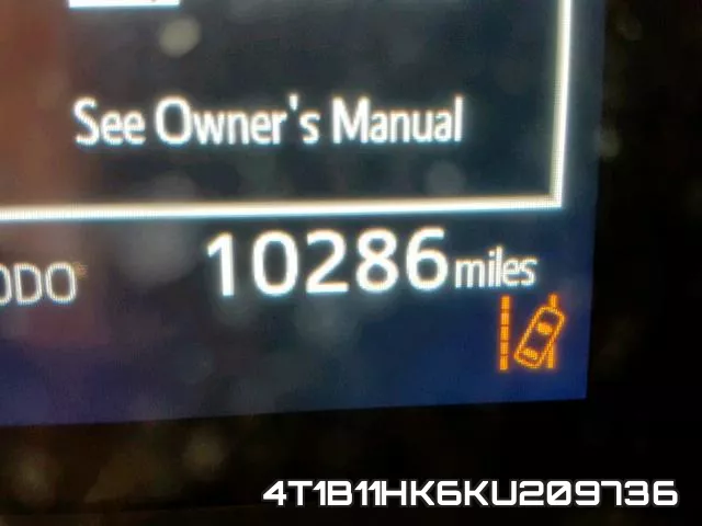4T1B11HK6KU209736 фото 8