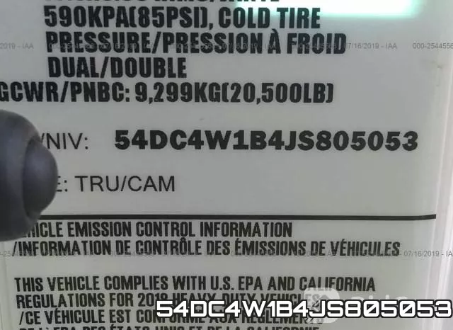54DC4W1B4JS805053 фото 10