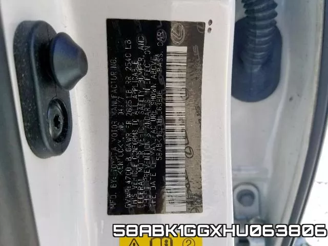58ABK1GGXHU063806 фото 2