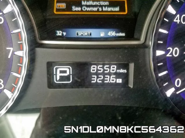 5N1DL0MN8KC564362 фото 9