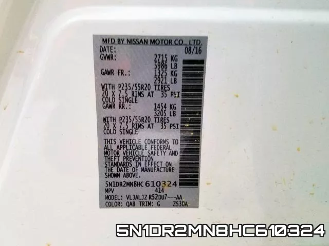 5N1DR2MN8HC610324 фото 2