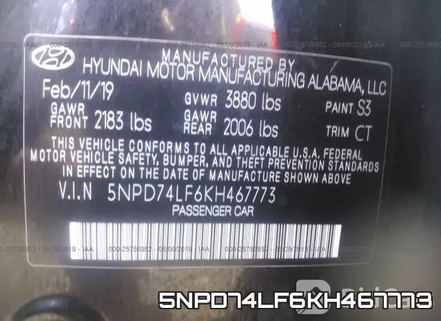5NPD74LF6KH467773 фото 10