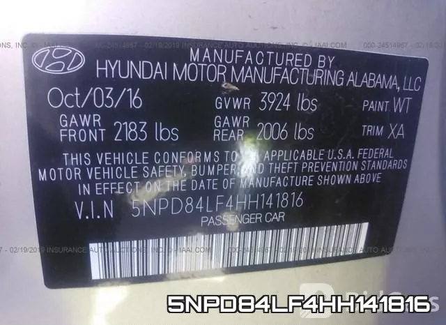 5NPD84LF4HH141816 фото 10