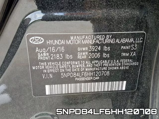 5NPD84LF6HH120708 фото 2