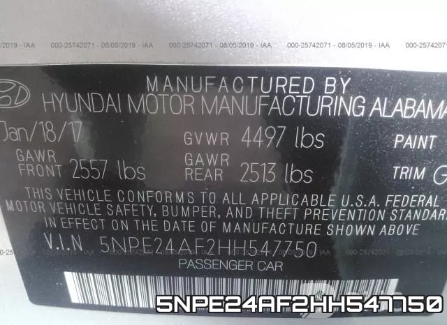5NPE24AF2HH547750 фото 10