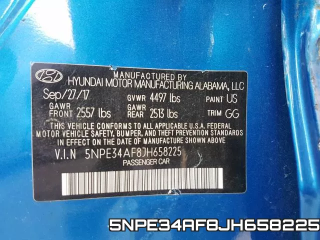 5NPE34AF8JH658225 фото 2
