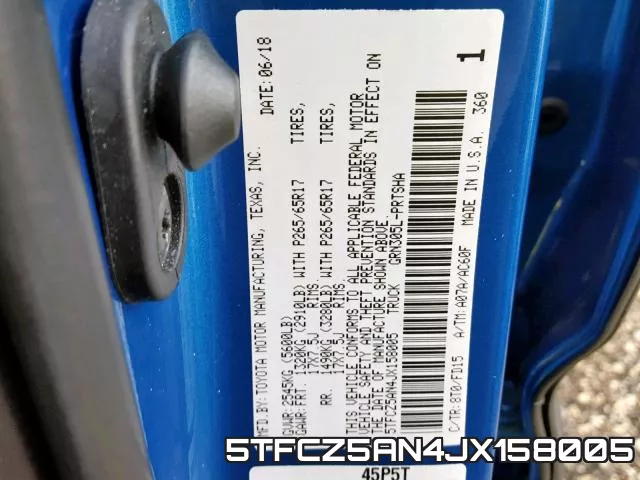 5TFCZ5AN4JX158005 фото 2
