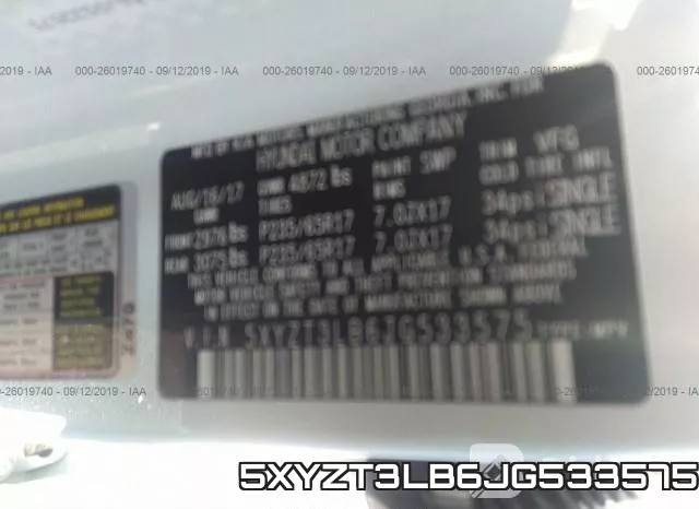 5XYZT3LB6JG533575 фото 10